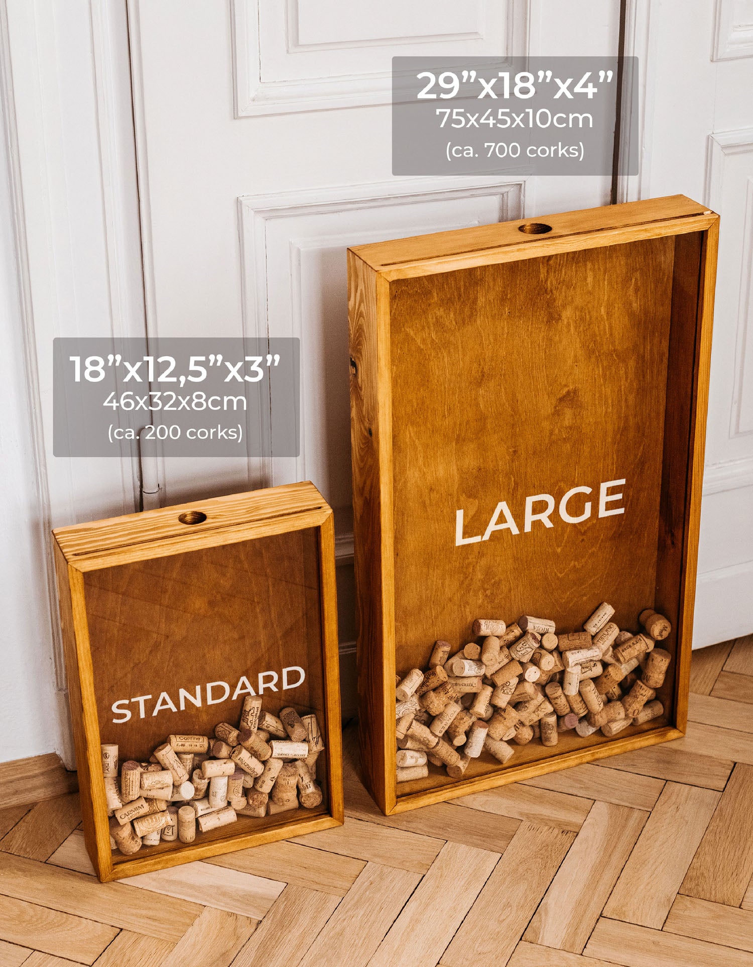 Custom Wine Cork Box | Handcrafted Personalized Cork Holder | The ...