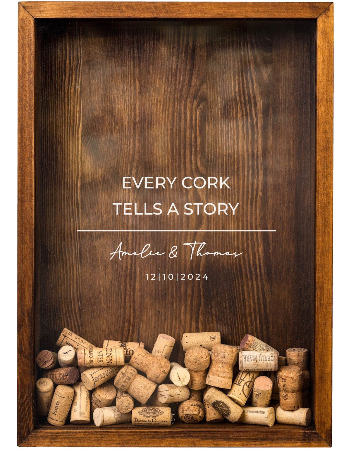 Custom Wine Cork Box | Handcrafted Personalized Cork Holder | The ...